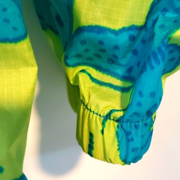 LANDS END HOODED BUTTERFLY WINDBREAKER RAIN JACKET PACKABLE - Picture 4 of 9